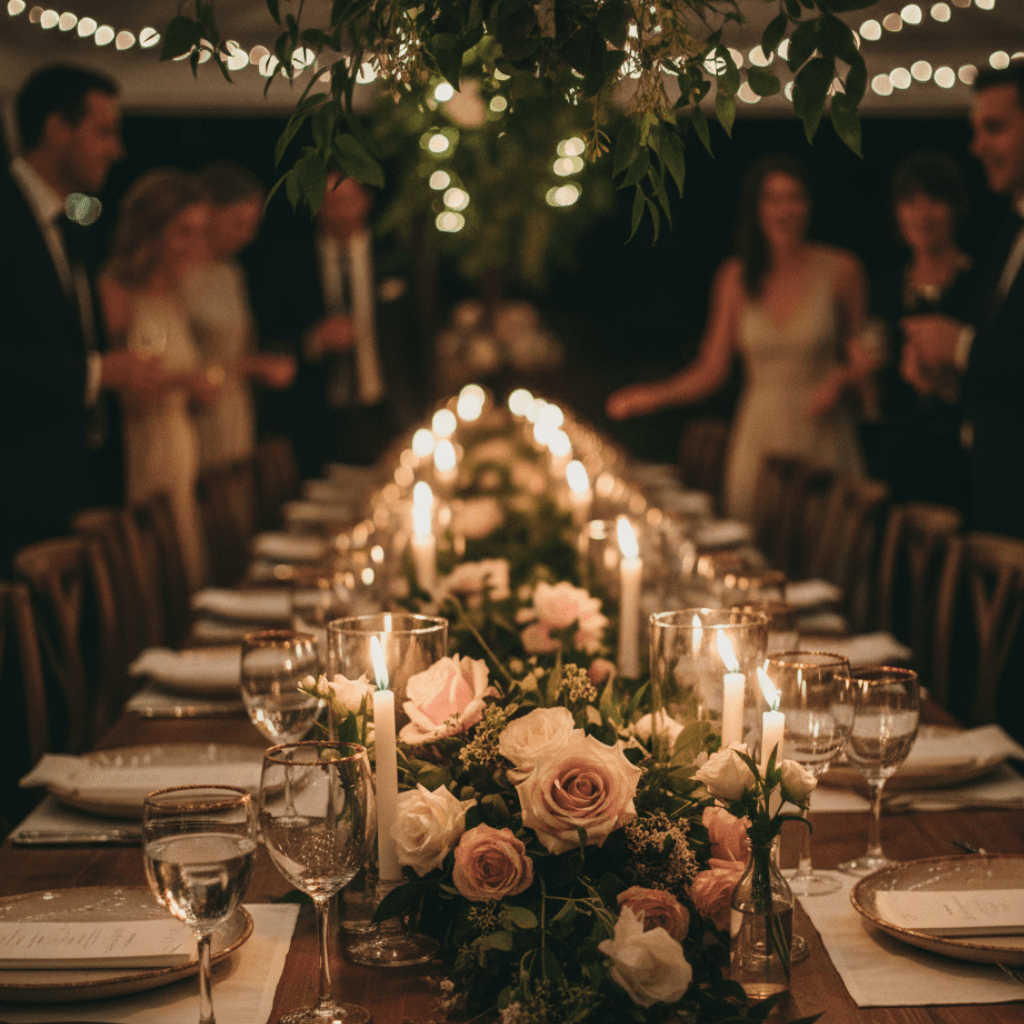 Momento felice durante un evento